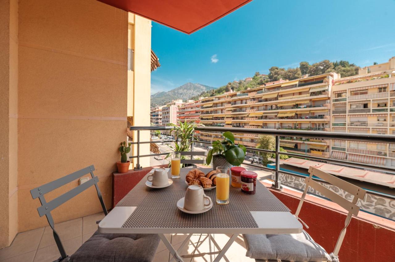 L'Alhambra, Cosy 2 Pieces Au Centre Ville De Menton Bagian luar foto